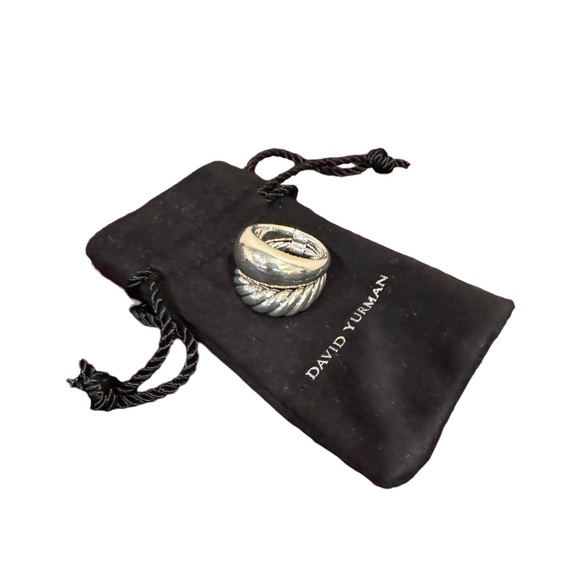 David Yurman Pure Form Set of 2 Stack Rings 925 Sterling Silver; NWOT; Size 6 - Picture 6 of 14